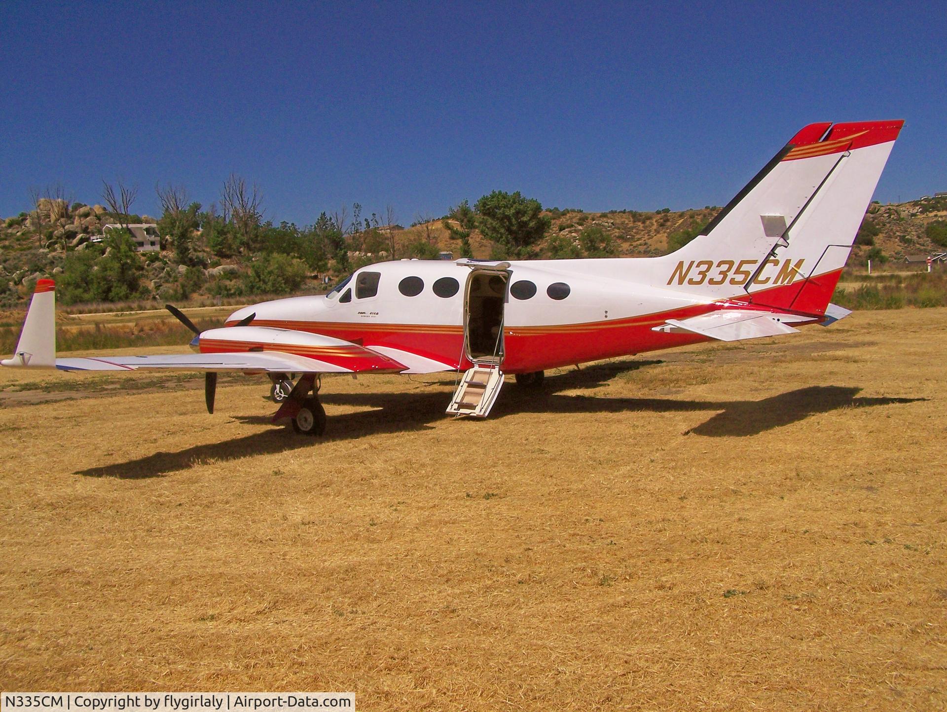 N335CM, 1980 Cessna 414A Chancellor C/N 414A0418, In California