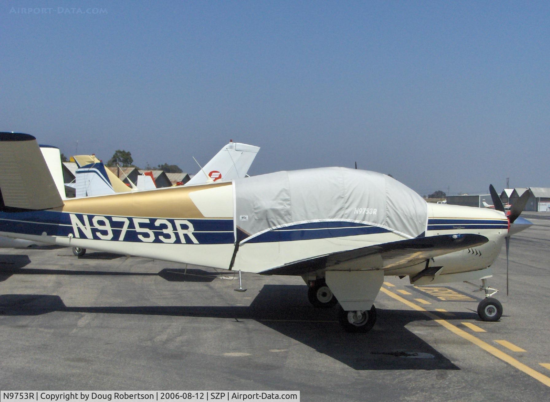 N9753R, 1960 Beech M35 Bonanza C/N D-6241, 1960 Beech M35 BONANZA, Continental O-470-C 250 Hp, tri-blade prop
