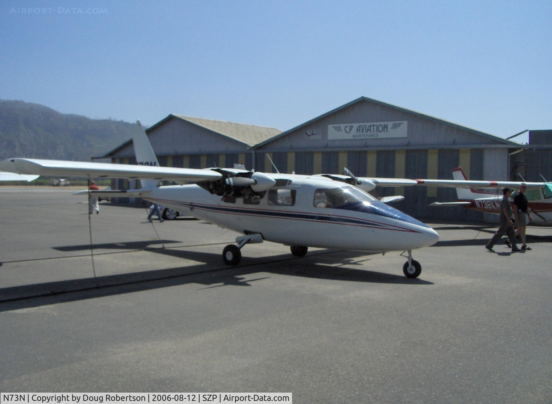 N73N, 1981 Partenavia P-68C C/N 230, 1981 Partenavia P.68C VICTOR, two Lycoming IO-360-A1B6 200 Hp, maintenance, cowlings off
