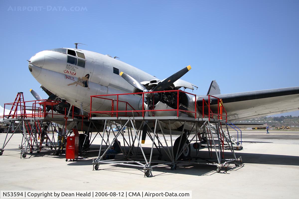 N53594, 1944 Curtiss C-46F Commando C/N 22486, 1944 Curtiss Wright C-46F Commando N53594 