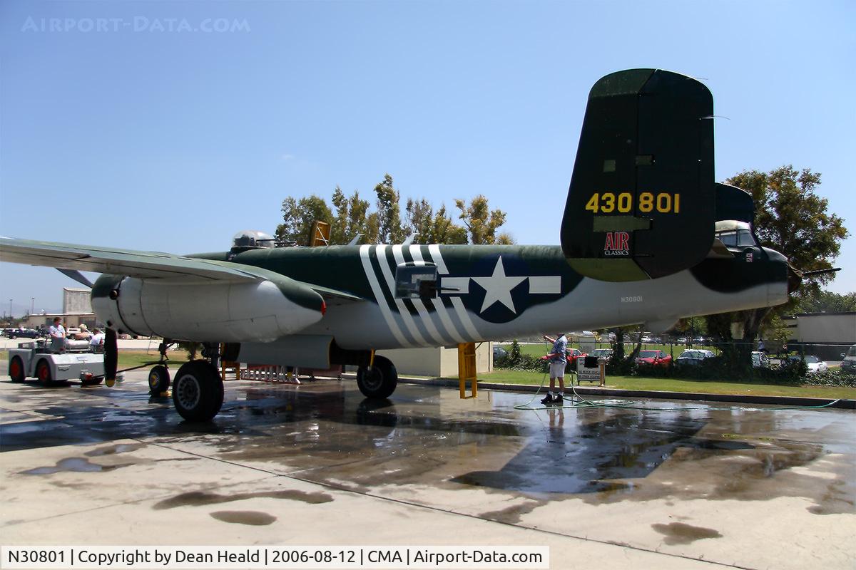 N30801, 1944 North American TB-25N Mitchell C/N 108-34076, 1944 North American B-25J N30801 