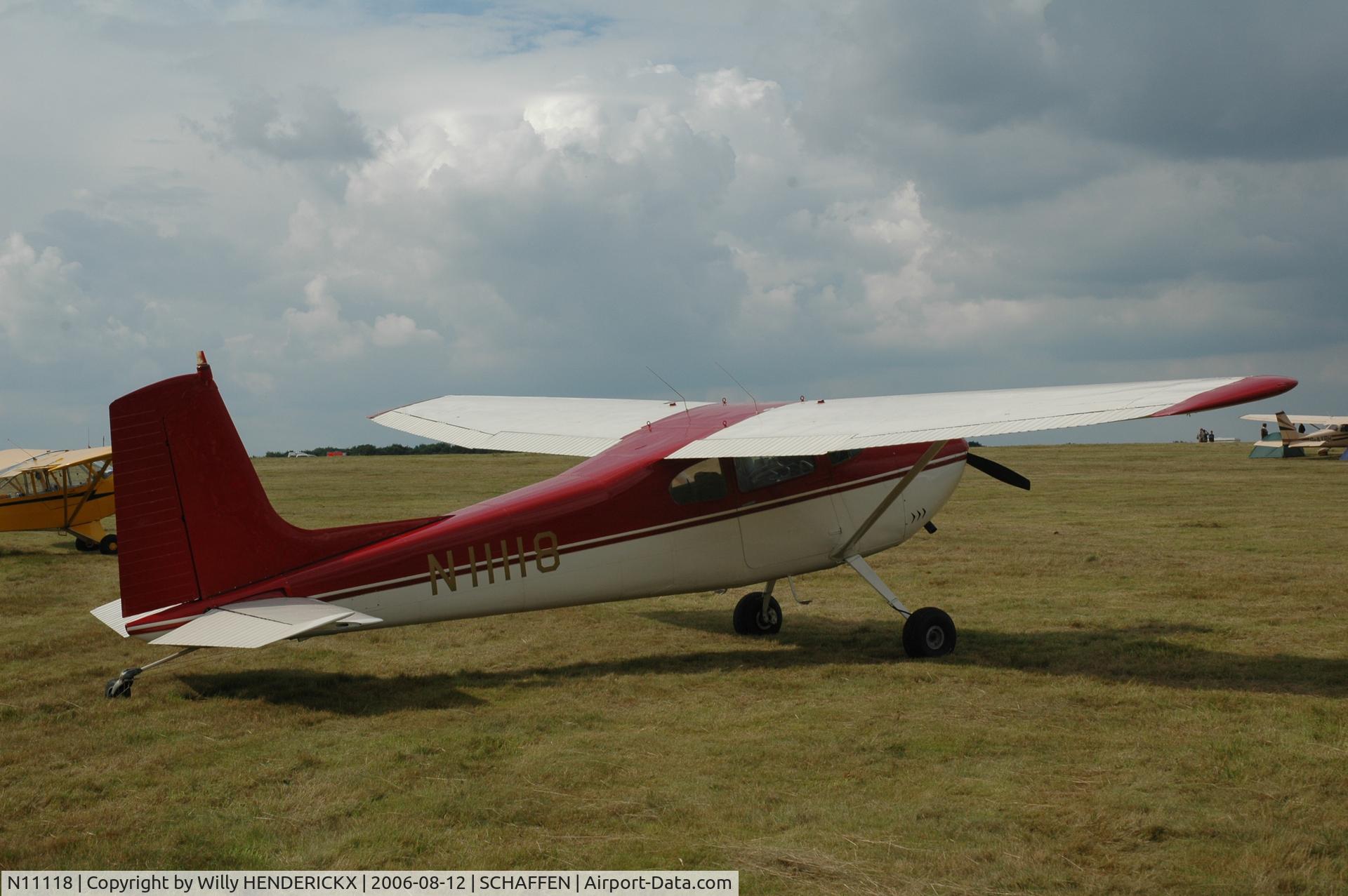 N11118, 1963 Cessna 180F C/N 18051230, Schaffen Old Timer Flyin August 12th, 2006