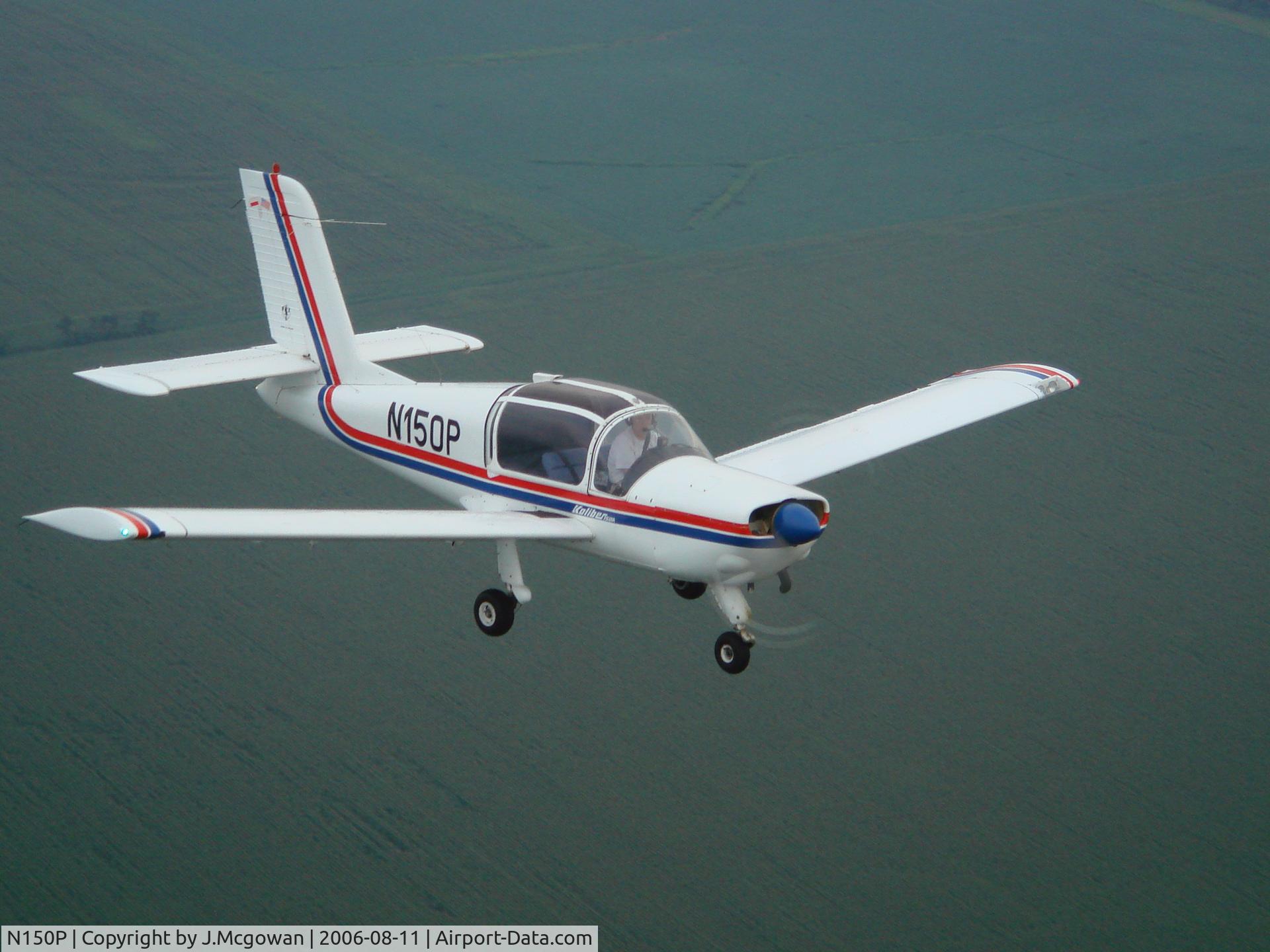 N150P, Beech C24R C/N MC-688, Over Genoa Illinois