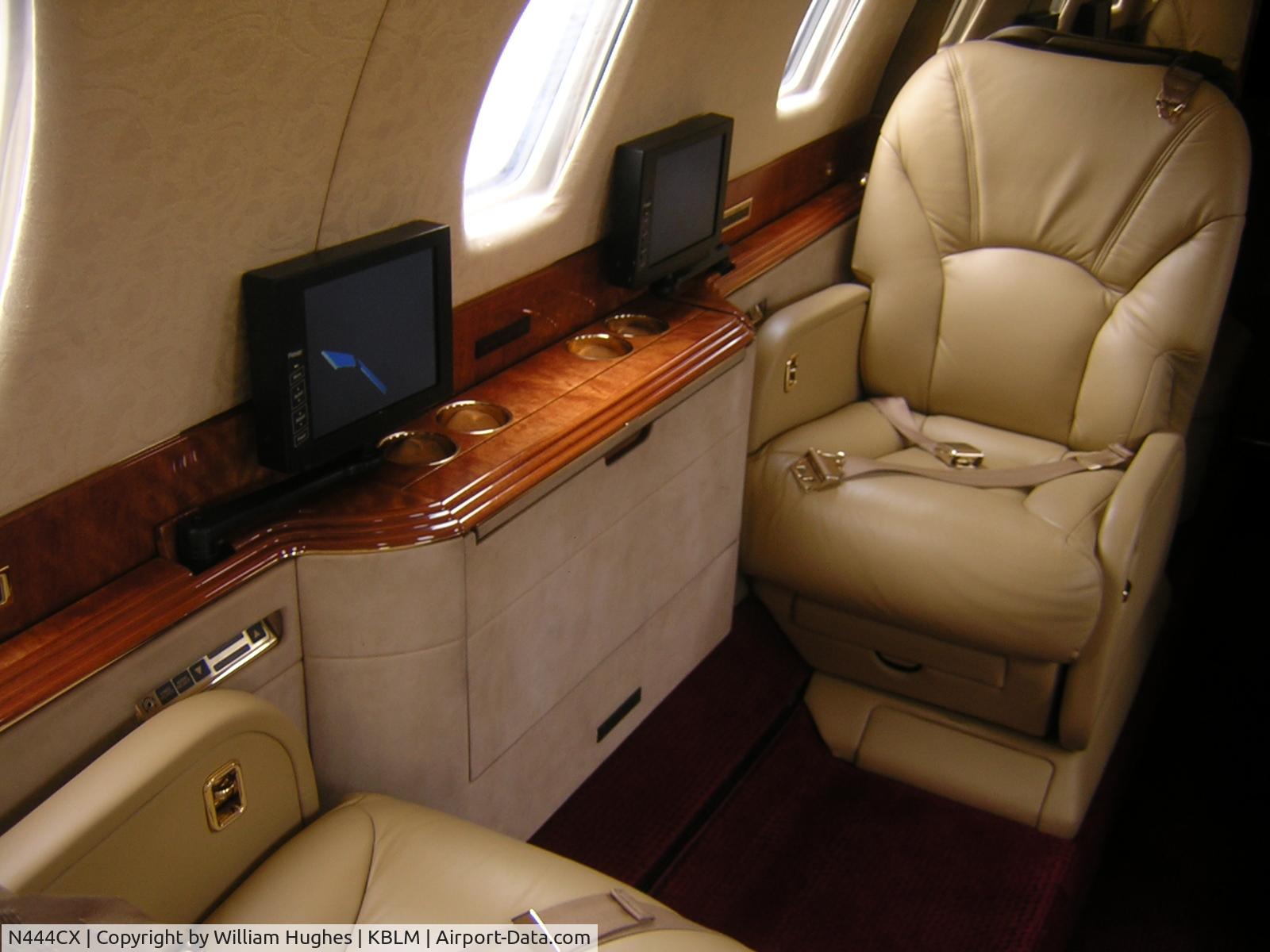 N444CX, 2000 Cessna 750 Citation X Citation X C/N 750-0125, tv's for each seat nice touch