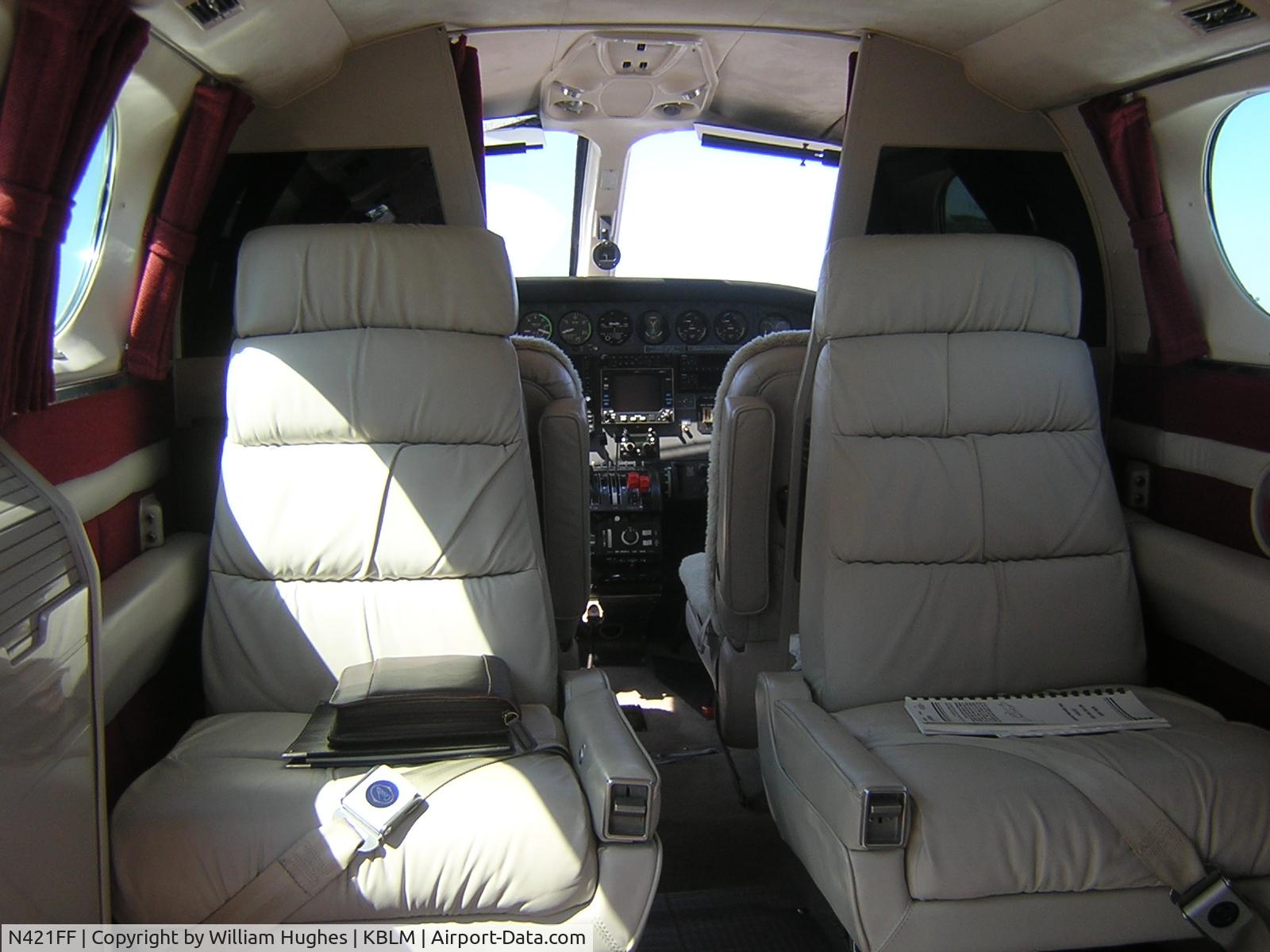 N421FF, 1981 Cessna 421C Golden Eagle C/N 421C1091, great interior