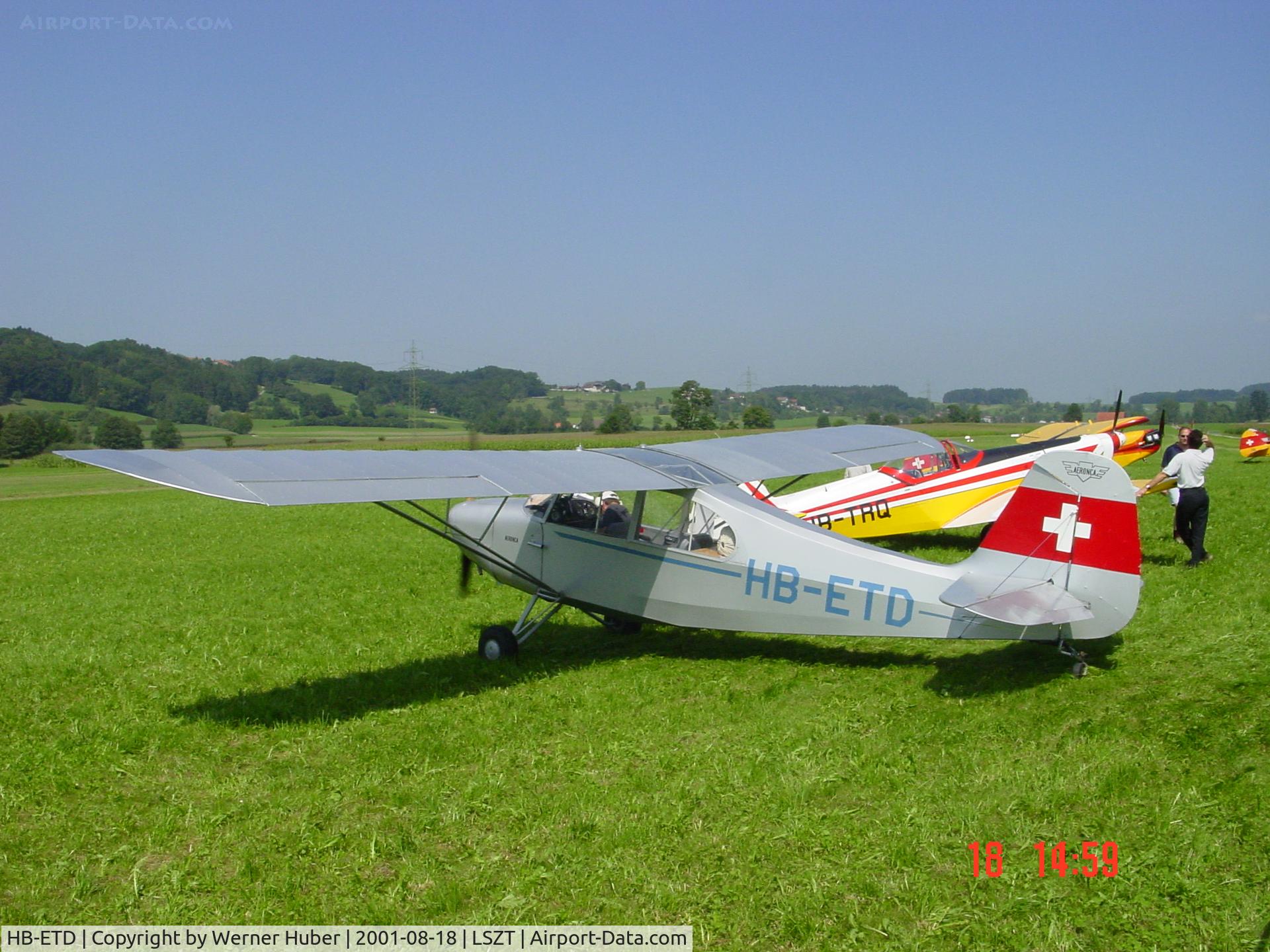 HB-ETD, 1946 Bellanca CHAMPION 7BCM C/N 7AC-3490, BELLANCA CHAMPION 7BCM