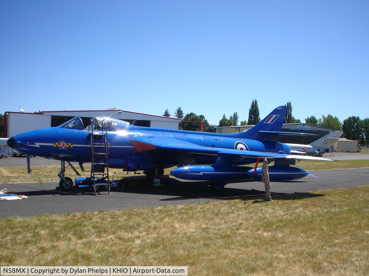 N58MX, 1959 Hawker F.58A C/N XE 49, Here is a picture of N58MX I took about 2 hours before she crashed. RIP