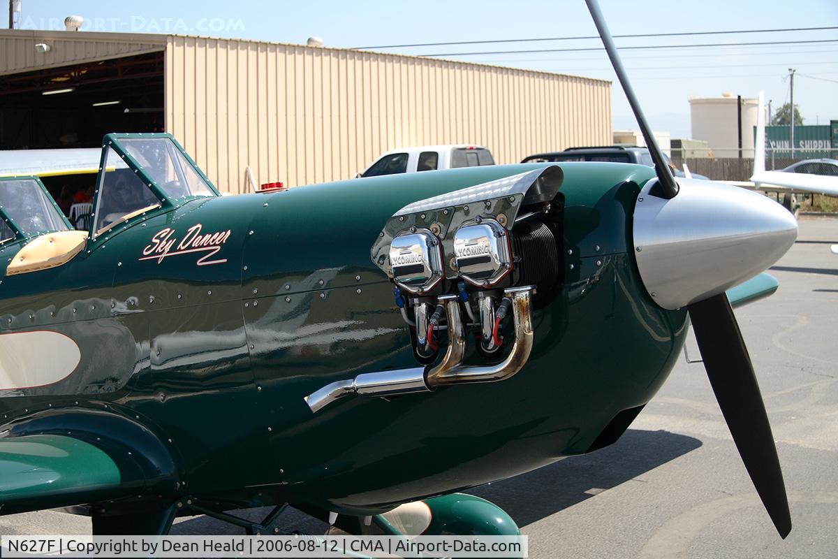 N627F, 2005 Fisher Steven C Sky Dancer C/N 001, 2005 Fisher Sky Dancer at Camarillo Airport (CMA).