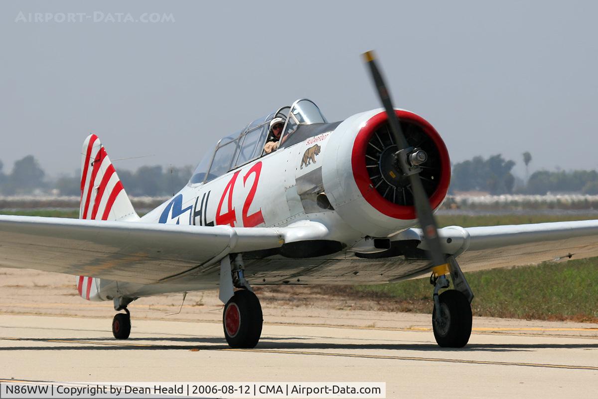 N86WW, 1956 North American SNJ-4 Texan C/N 88-12291, 1956 North American SNJ-4 N86WW 