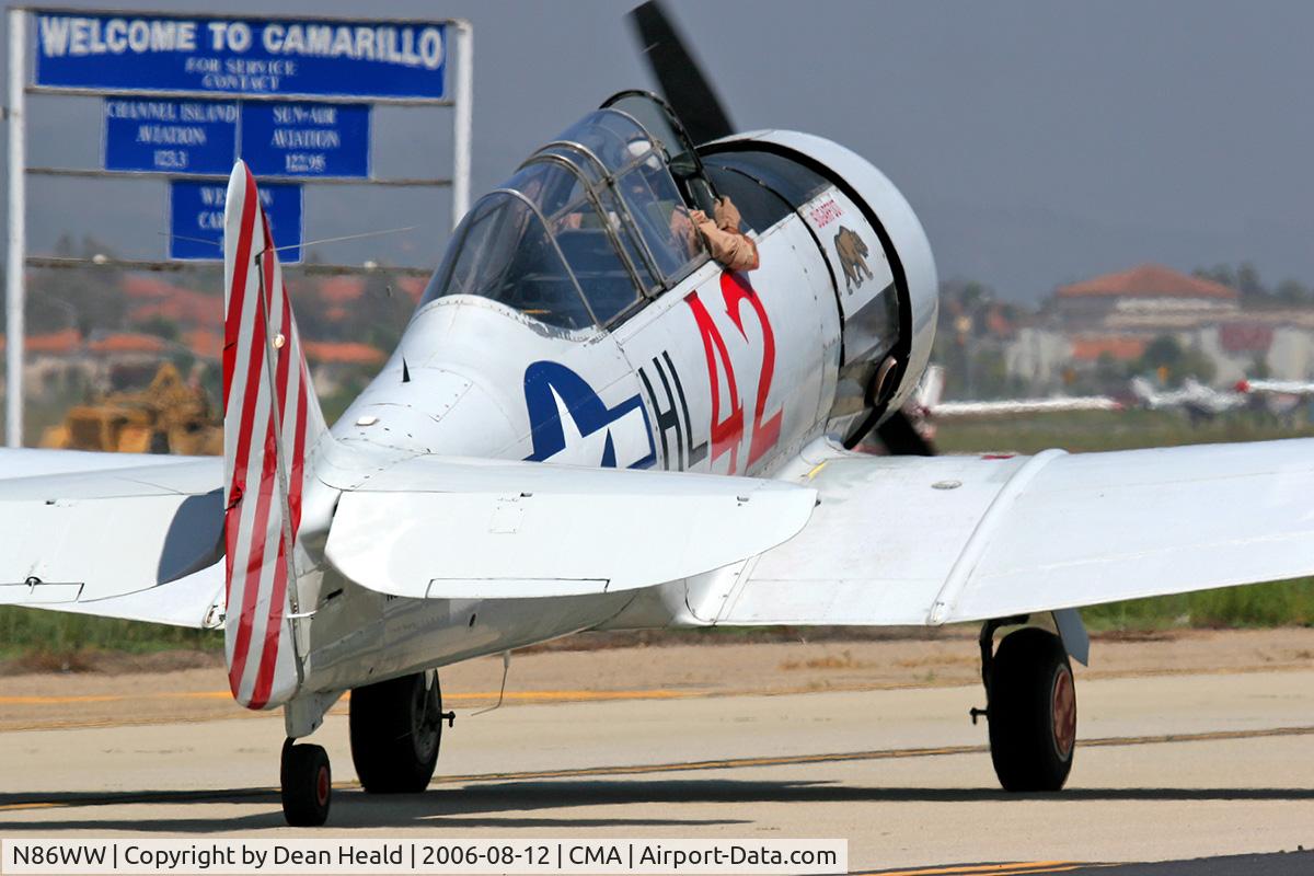 N86WW, 1956 North American SNJ-4 Texan C/N 88-12291, 1956 North American SNJ-4 N86WW 