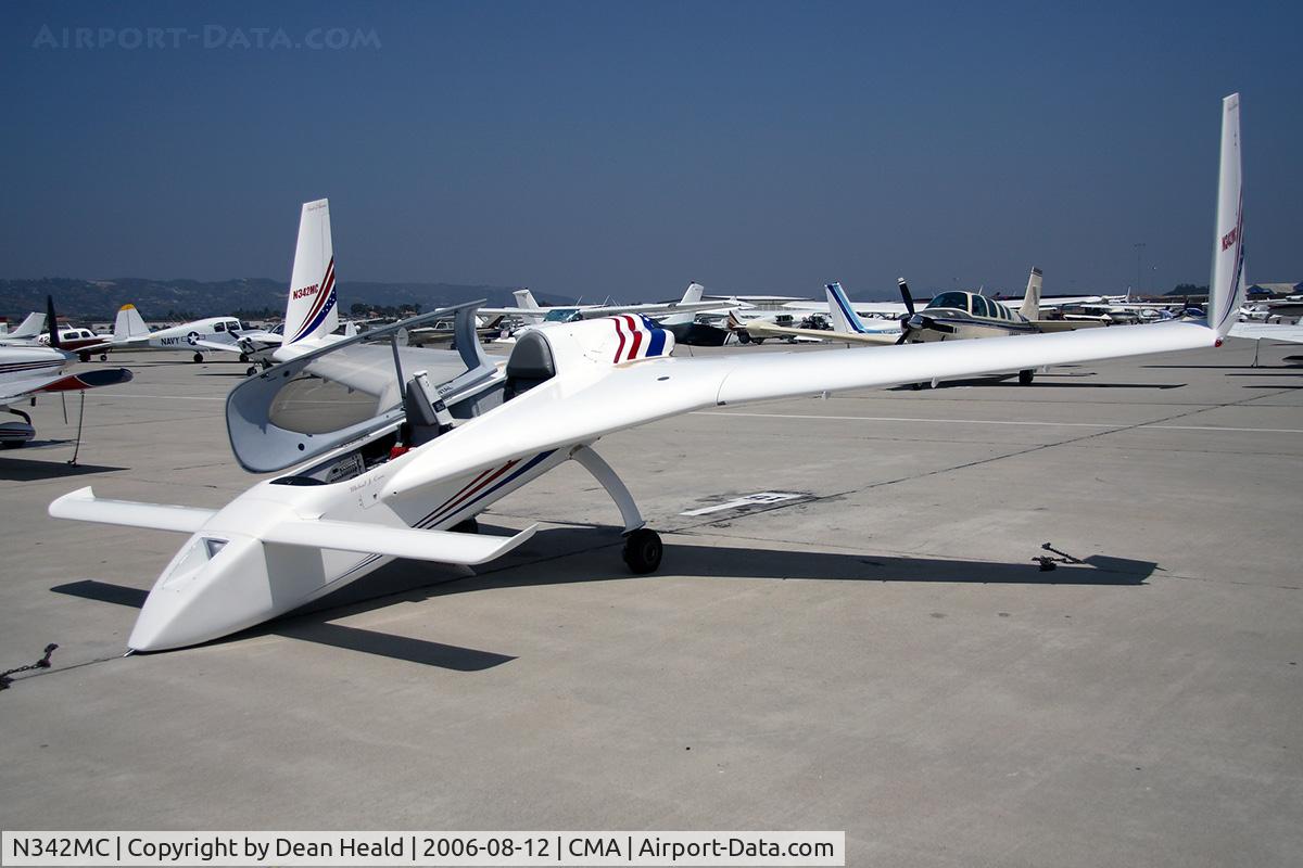 N342MC, 2001 Rutan Long-EZ C/N 1701, 2001 Cara Long-EZ at Camarillo Airport (CMA).