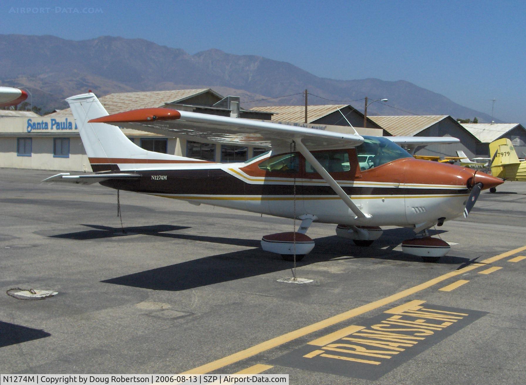 N1274M, 1975 Cessna 182P Skylane C/N 18264271, 1975 Cessna 182P SKYLANE, Continental O-470-S 230 Hp
