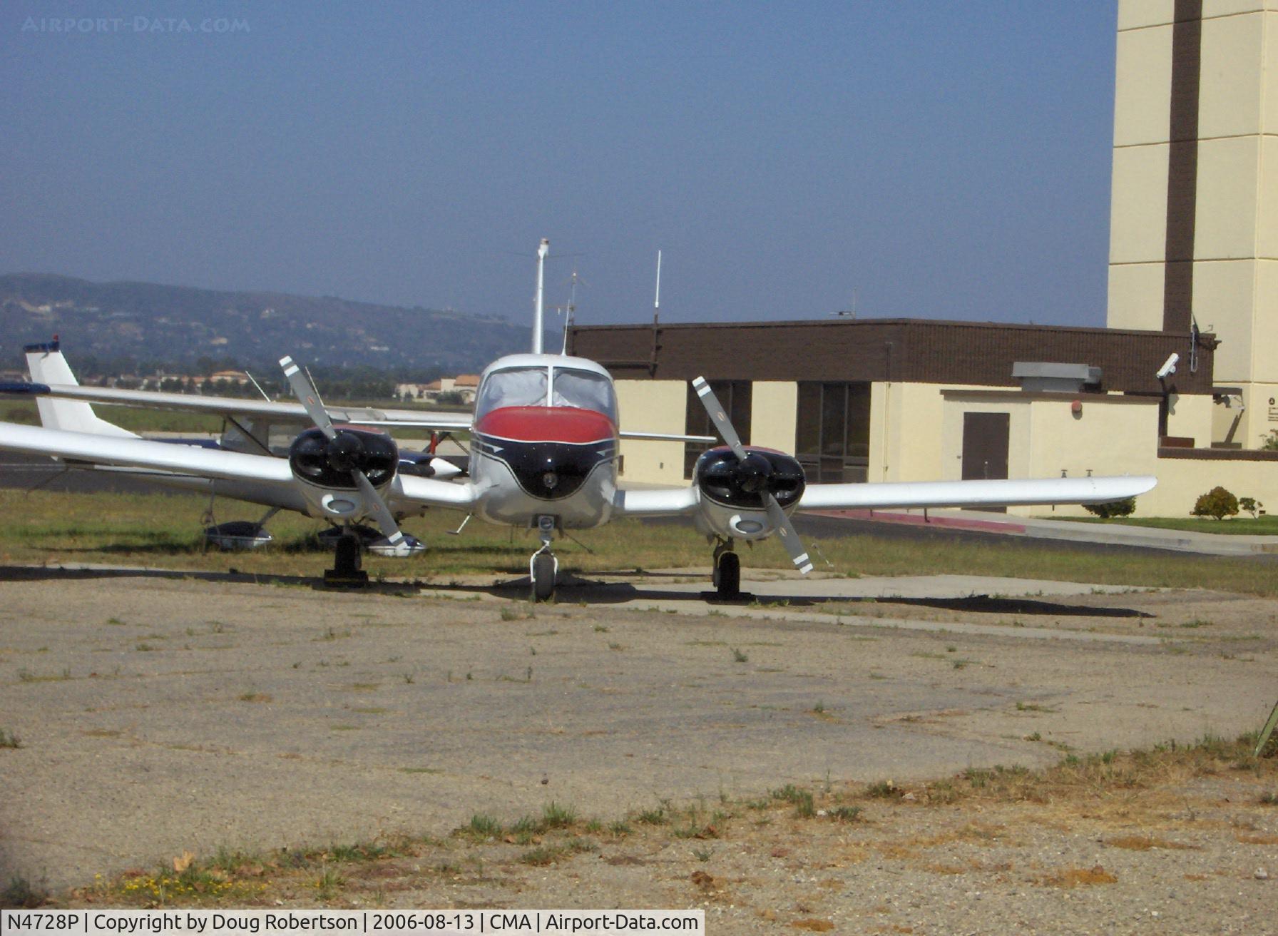 N4728P, 1960 Piper PA-23-250 Aztec C/N 27-257, 1960 Piper PA-23-250 AZTEC, two Lycoming O-540-A1D5 250 Hp each, restricted class