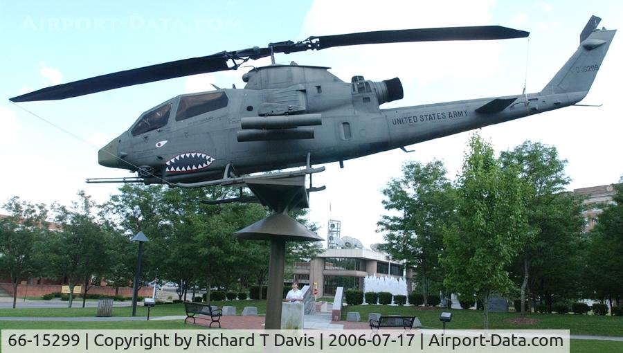 66-15299, 1966 Bell AH-1F Cobra C/N 20055, 15299 Cobra Attack Copter on the grounds at the Veterans Memorial in Bristol Va.