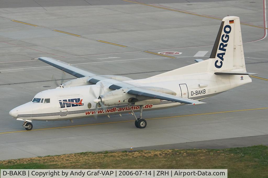 D-BAKB, 1964 Fokker F.27-600 Friendship C/N 10261, On the way to the parking stand.