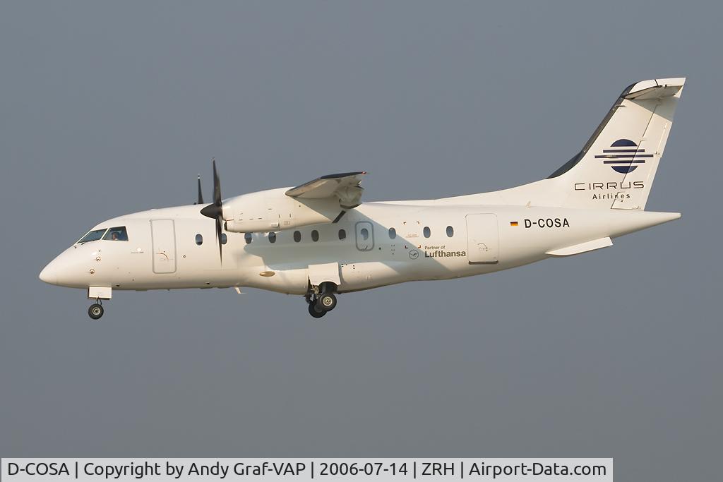 D-COSA, 1997 Dornier 328-110 C/N 3085, On final RWY14.
