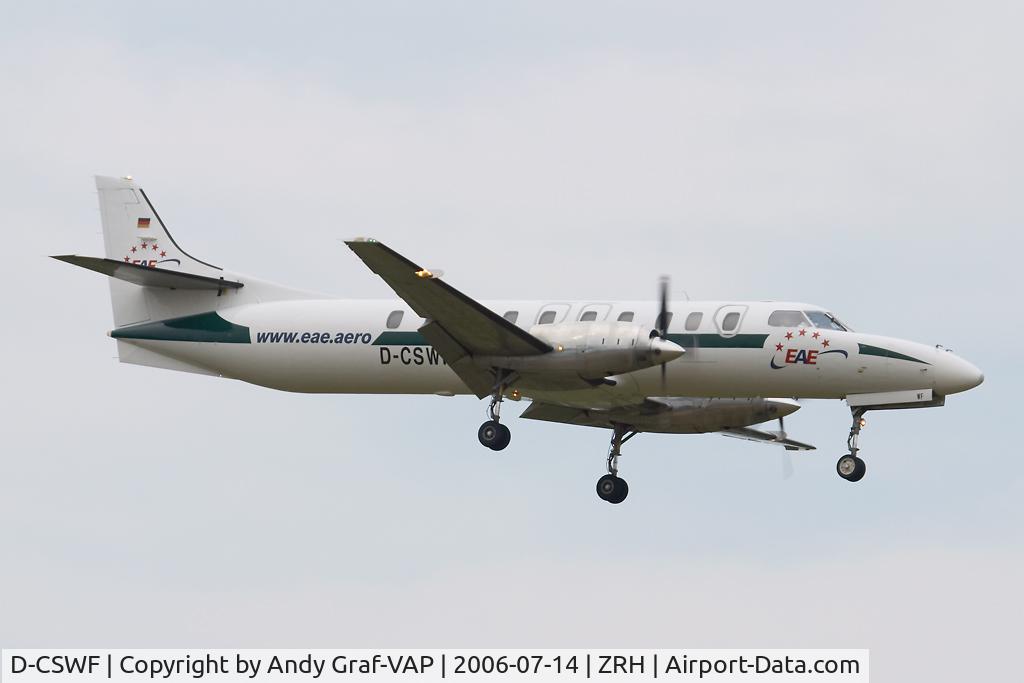 D-CSWF, 1996 Fairchild SA-227DC Metro 23 C/N DC-896B, Final RWY14.
