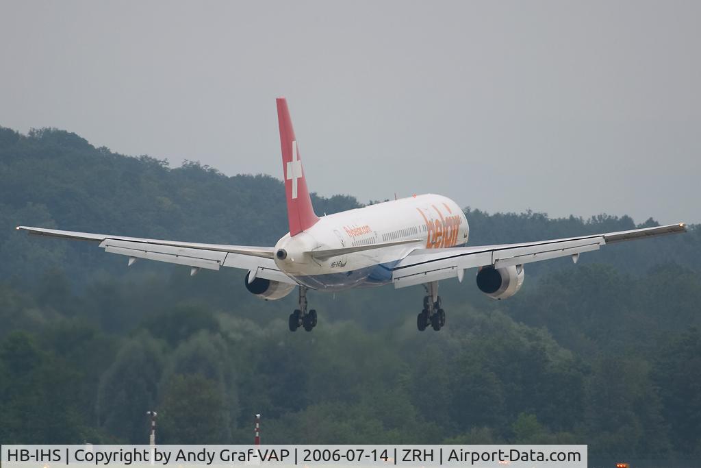 HB-IHS, 2000 Boeing 757-2G5 C/N 30394, Final RWY14.