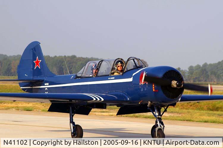 N41102, 1986 Yakovlev Yak-52 C/N 866508, Pat Marsh Yak-52 Ocean Airshow 05