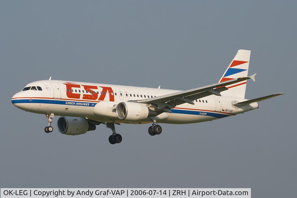 OK-LEG, 2006 Airbus A320-214 C/N 2789, Final RWY14.