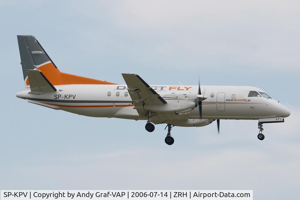 SP-KPV, 1986 Saab 340A C/N 340A-071, Final RWY14.