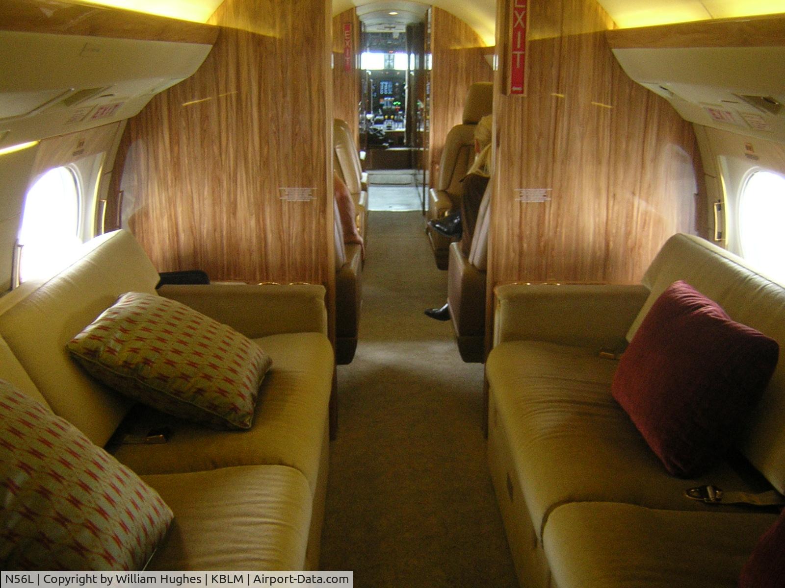 N56L, 1993 Gulfstream Aerospace G-IV C/N 1213, looking forward