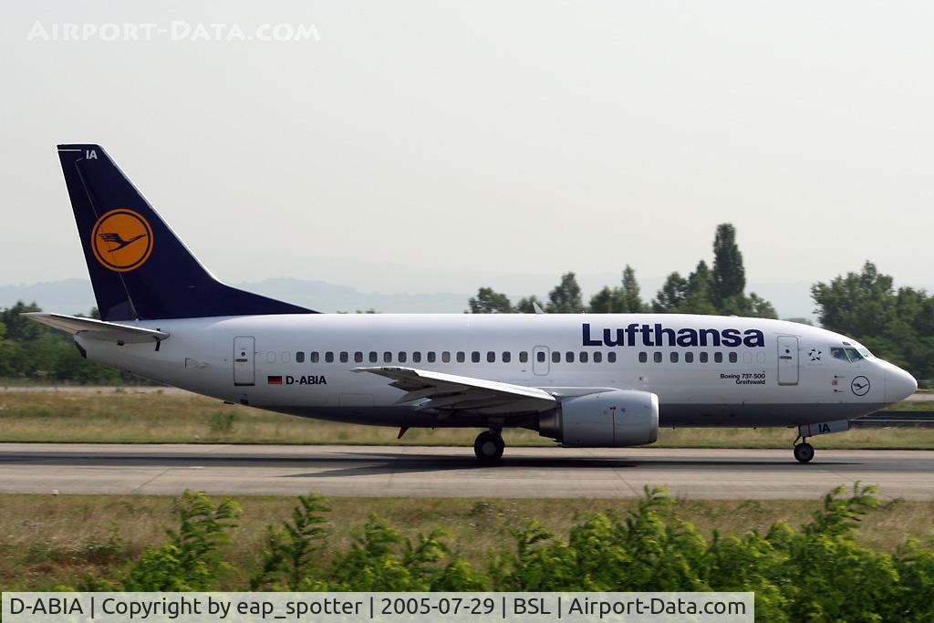 D-ABIA, 1990 Boeing 737-530 C/N 24815, Departing to FRA runway 16