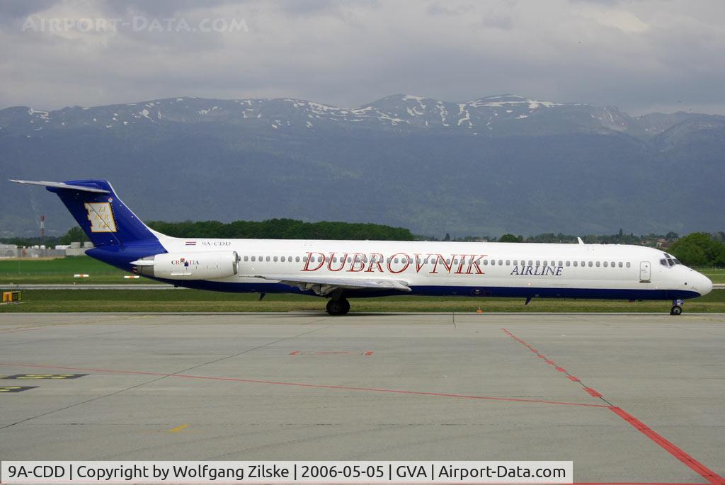 9A-CDD, 1982 McDonnell Douglas MD-82 (DC-9-82) C/N 49113, visitor