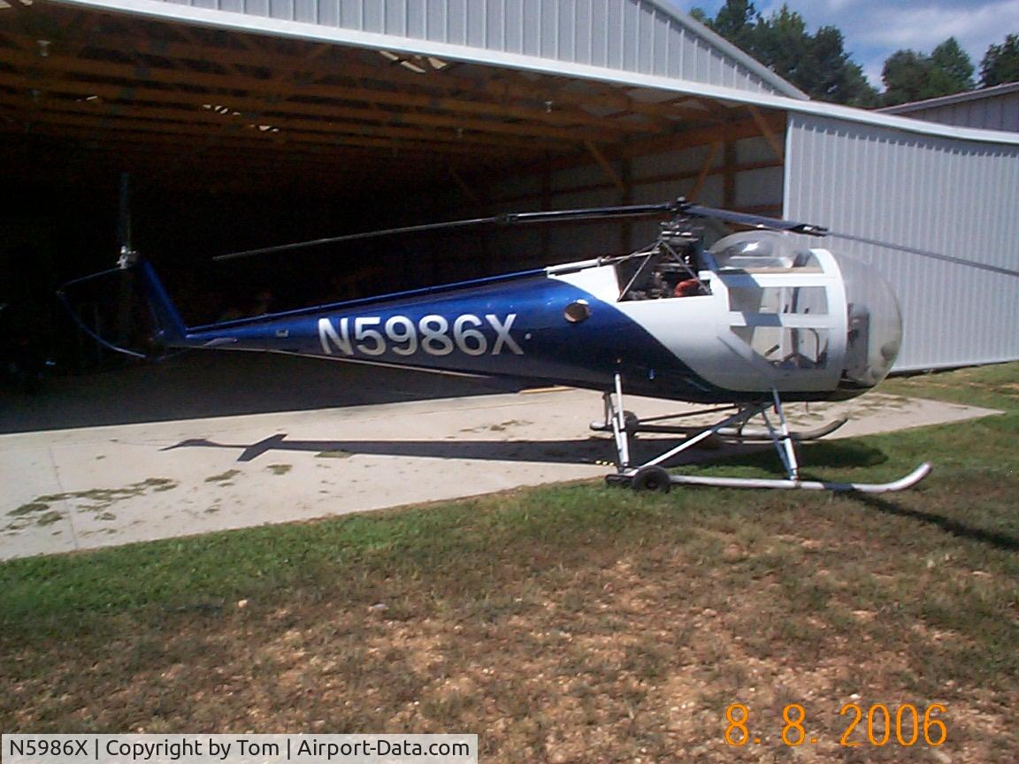 N5986X, 1961 Brantly B-2 C/N 130, Brantly