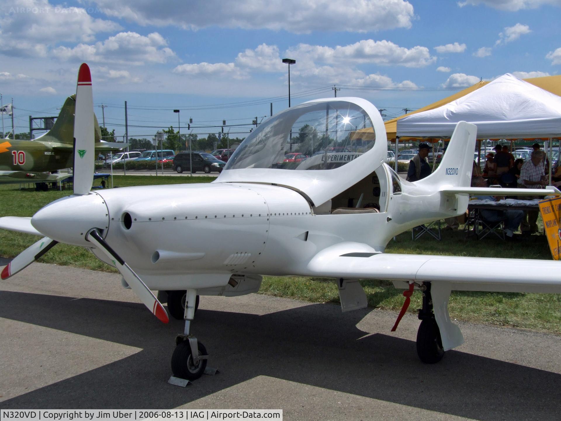 N320VD, 2000 Lancair 320 C/N 859-320-701, Vince's pristine Lancair on display at a Museum benefit at the Airport