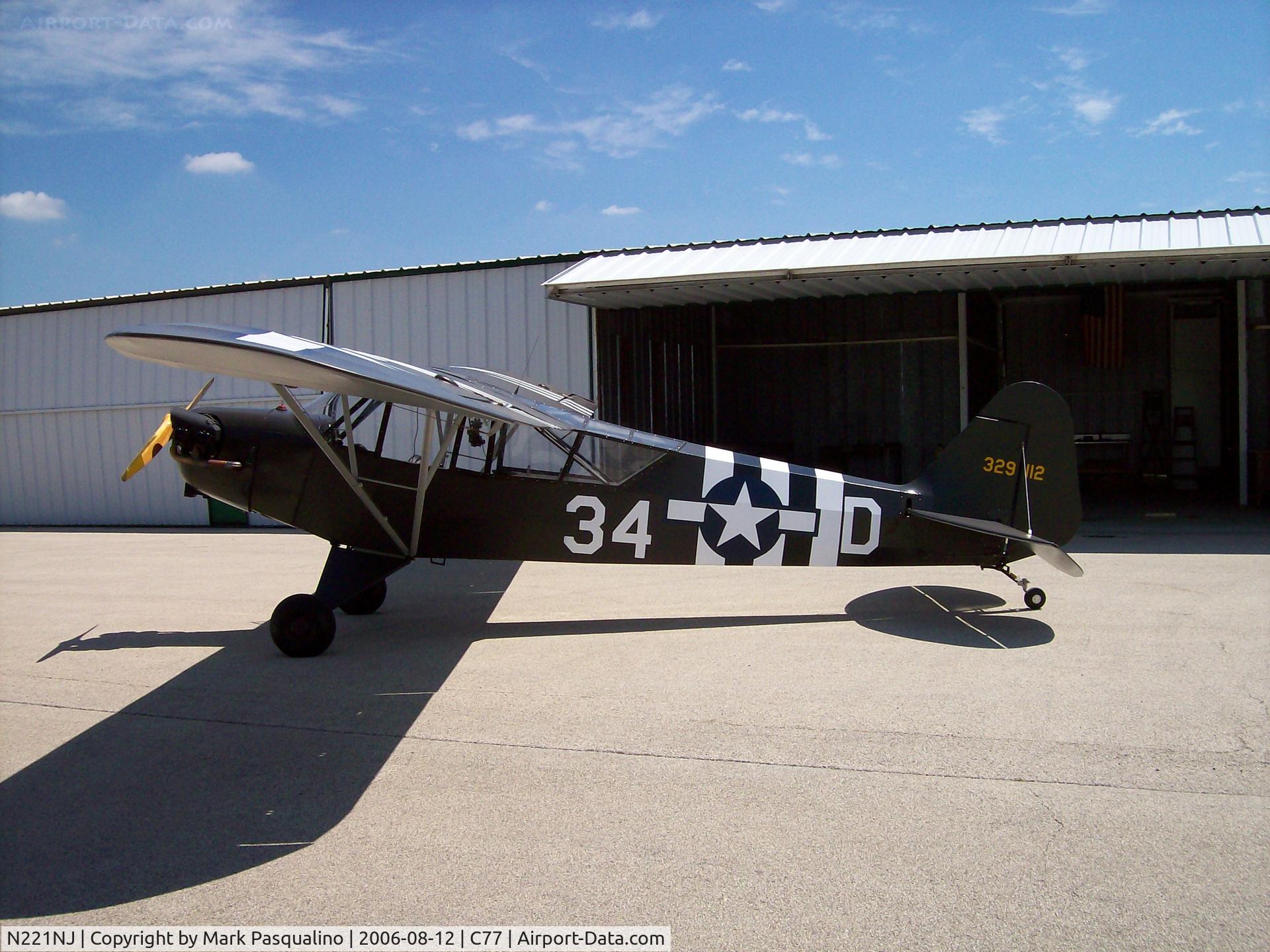 N221NJ, 1943 Piper J3C-65 Cub Cub C/N 10403, Piper L-4