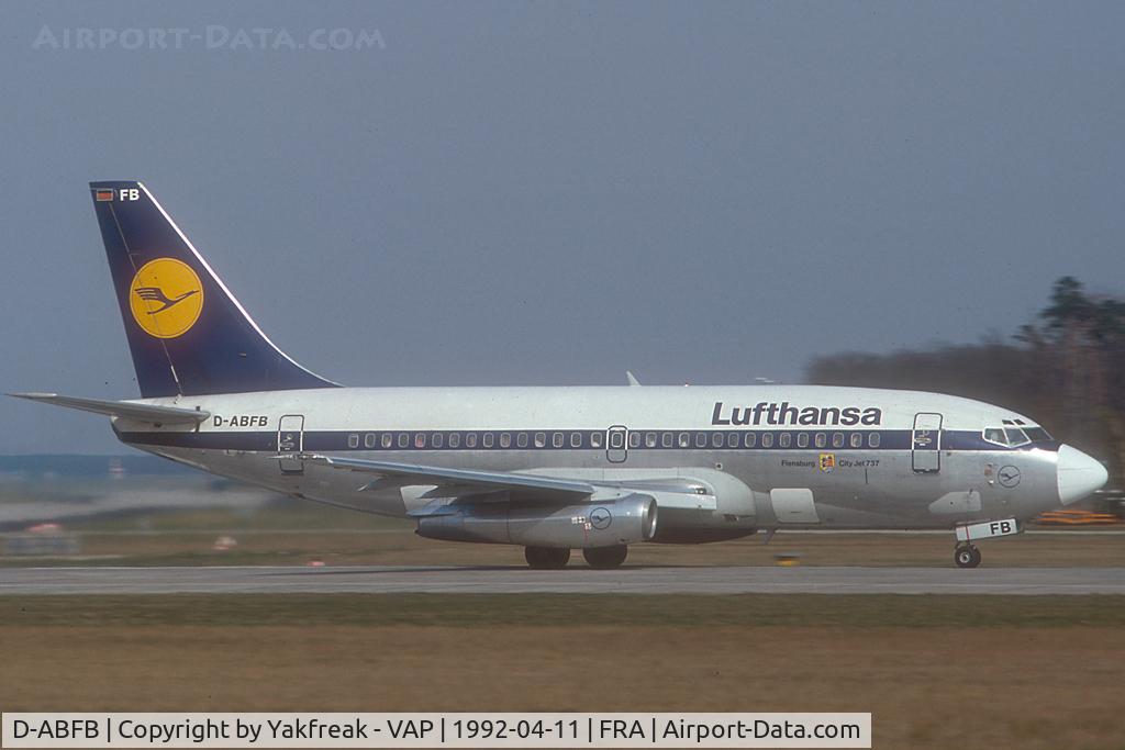 D-ABFB, 1980 Boeing 737-230 C/N 22113, Lufthansa Boeing 737-200 in old colors