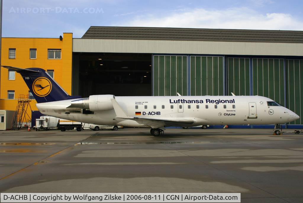 D-ACHB, 2000 Canadair CRJ-200LR (CL-600-2B19) C/N 7391, Based at CGN