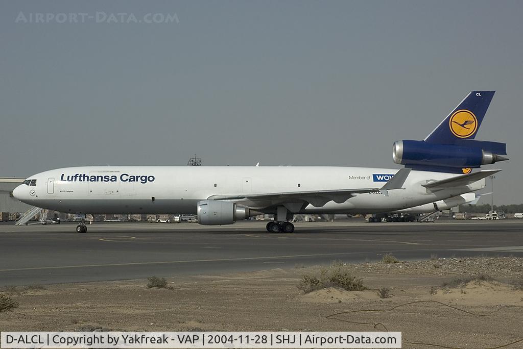 D-ALCL, 2000 McDonnell Douglas MD-11F C/N 48804, Lufthansa Cargo MD11 at SHJ