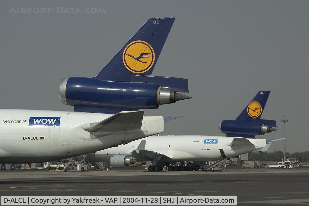 D-ALCL, 2000 McDonnell Douglas MD-11F C/N 48804, Lufthansa Cargo MD11 at SHJ