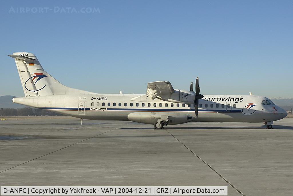 D-ANFC, 1991 ATR 72-202 C/N 237, Eurowings ATR72 at Graz