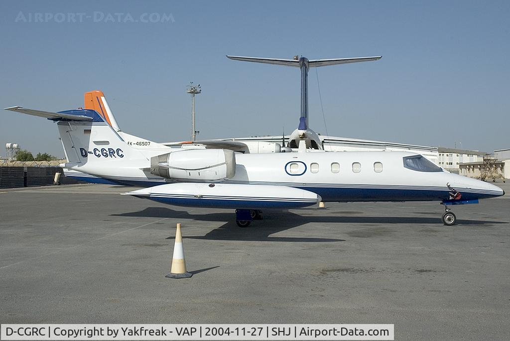 D-CGRC, 1979 Gates Learjet 35A C/N 35-223, Learjet 35 parked at SHJ