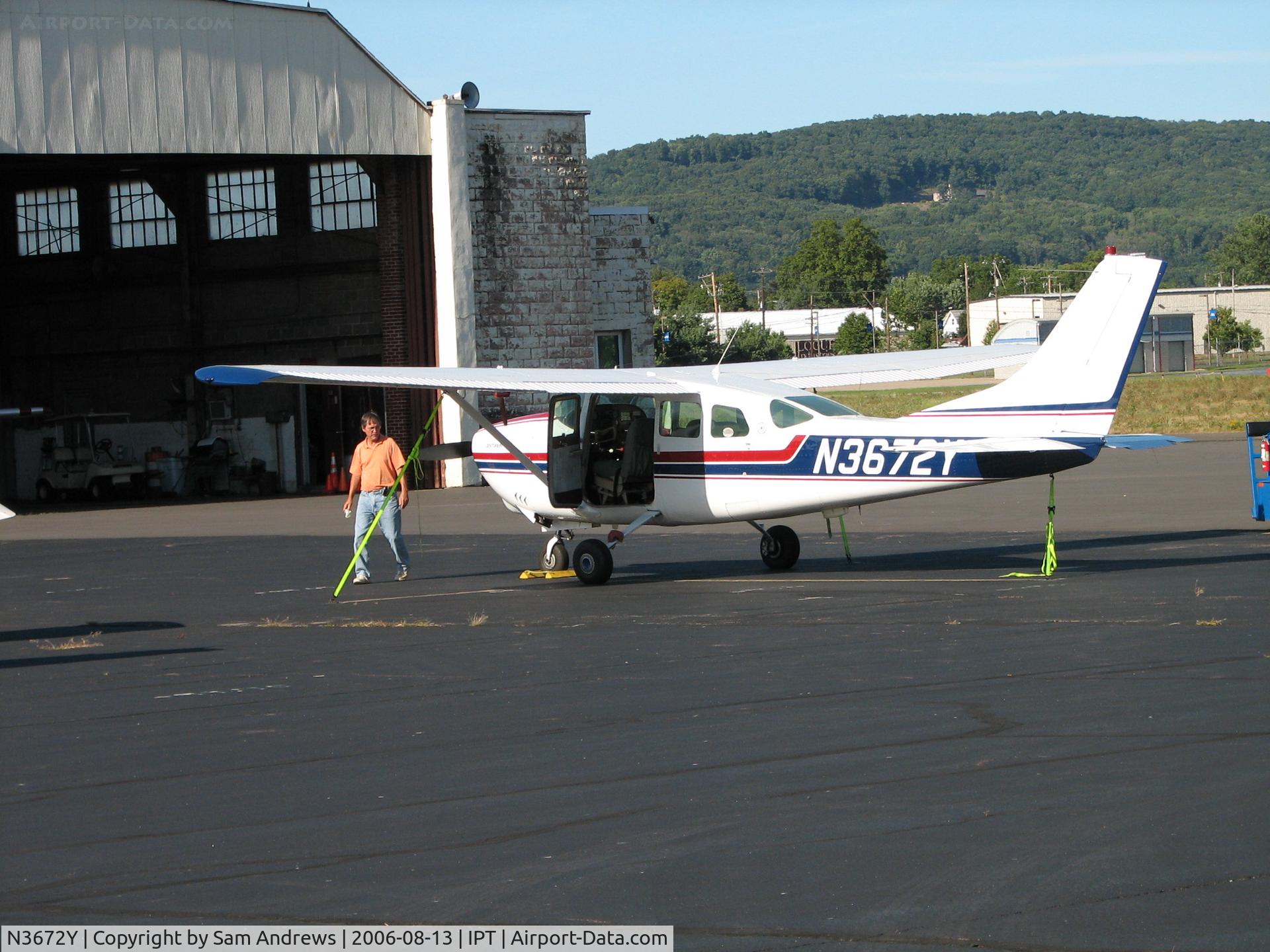 N3672Y, 1963 Cessna 210C C/N 21058172, I'm jealous of this guy.  He was out caressing this baby very sweetly.