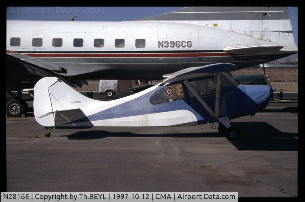 N2816E, 1946 Champion 7AC C/N 7AC-6399, Photo taken near CAF installation