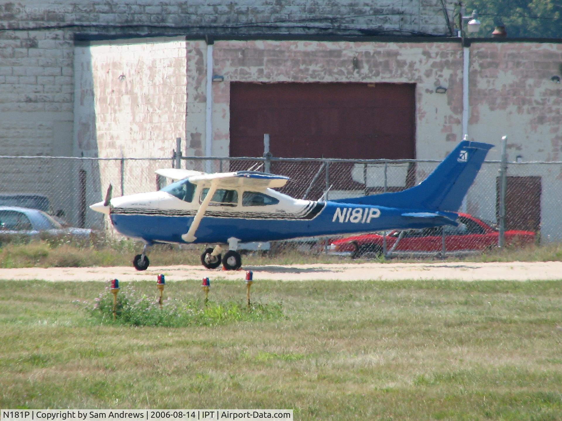 N181P, 1981 Cessna 182R Skylane C/N 182-68135, Parked at the state ramp.
