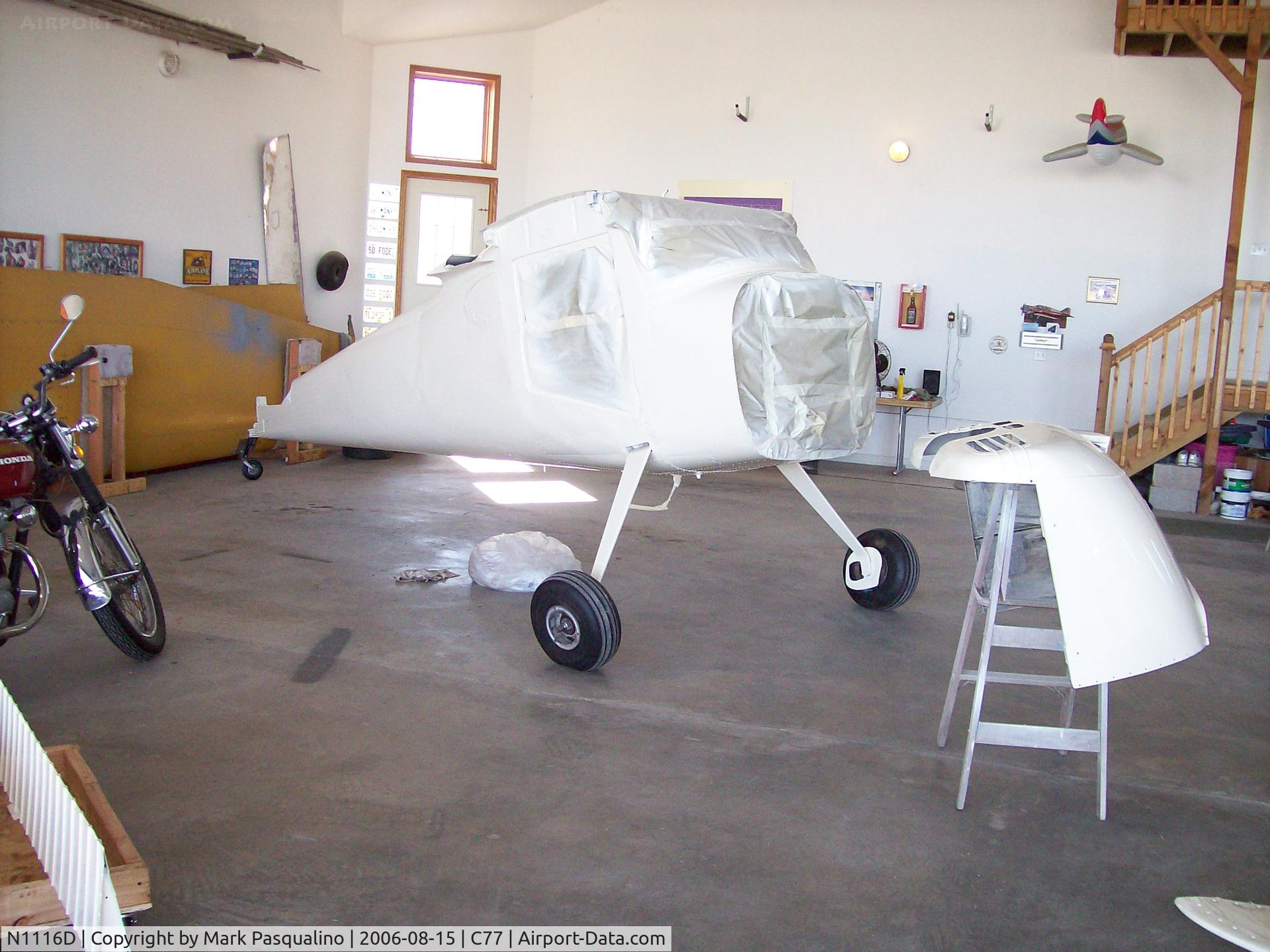 N1116D, 1951 Cessna 140A C/N 15680, Cessna 140A project  Fuselage painted