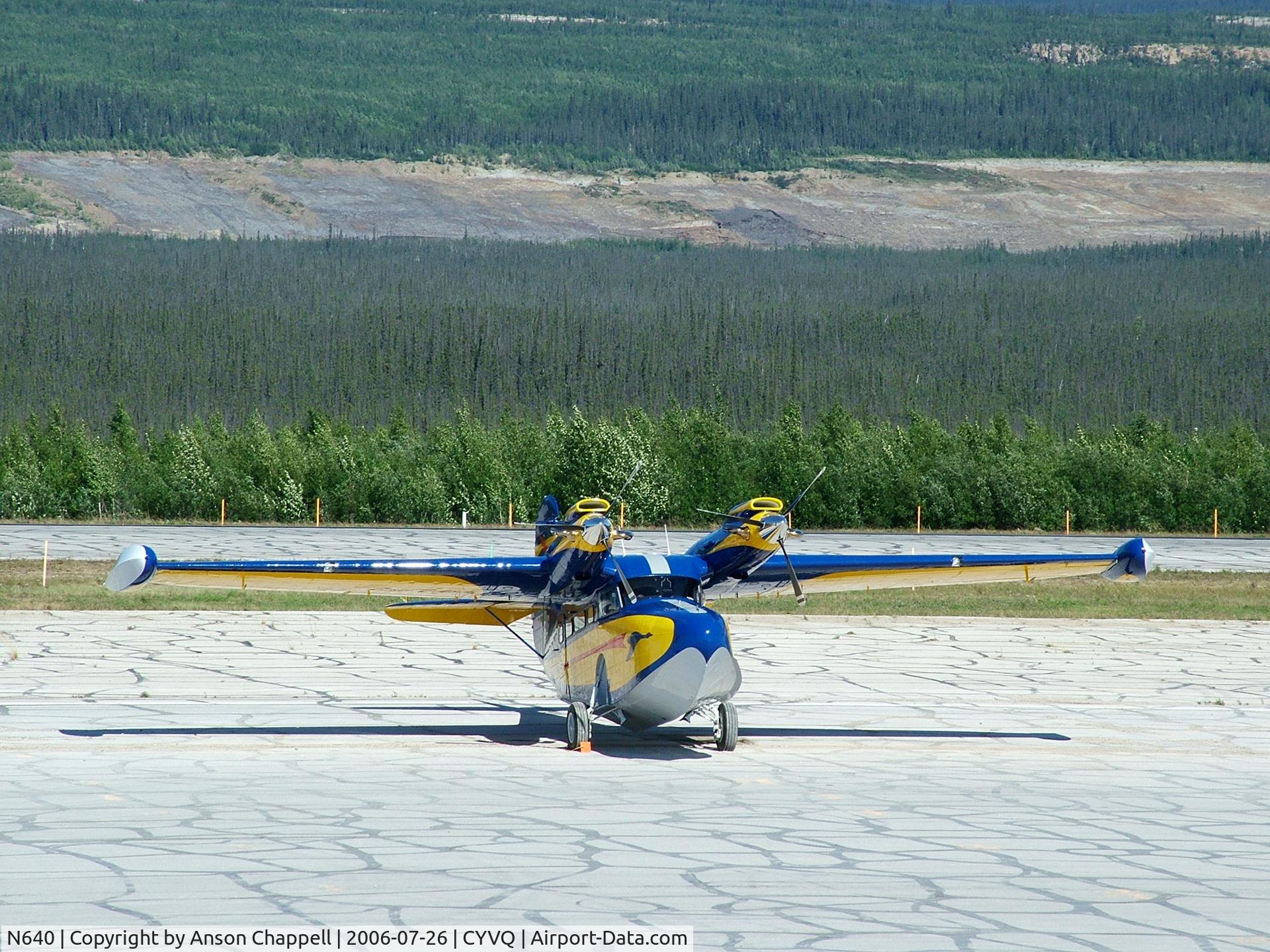 N640, 1945 Grumman G-21A C/N B-123, Seen in Norman Wells, Northwest Territories, July 2006
