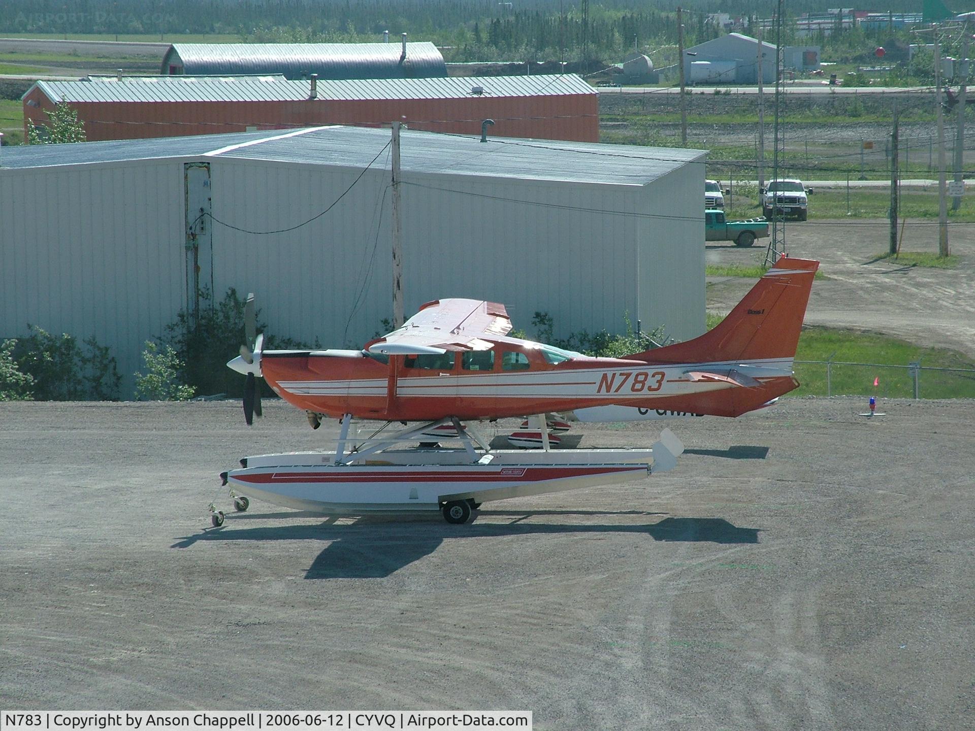 N783, 1981 Cessna U206G Stationair C/N U20606524, First summer in Canada's Arctic with the Allison turbine installed.