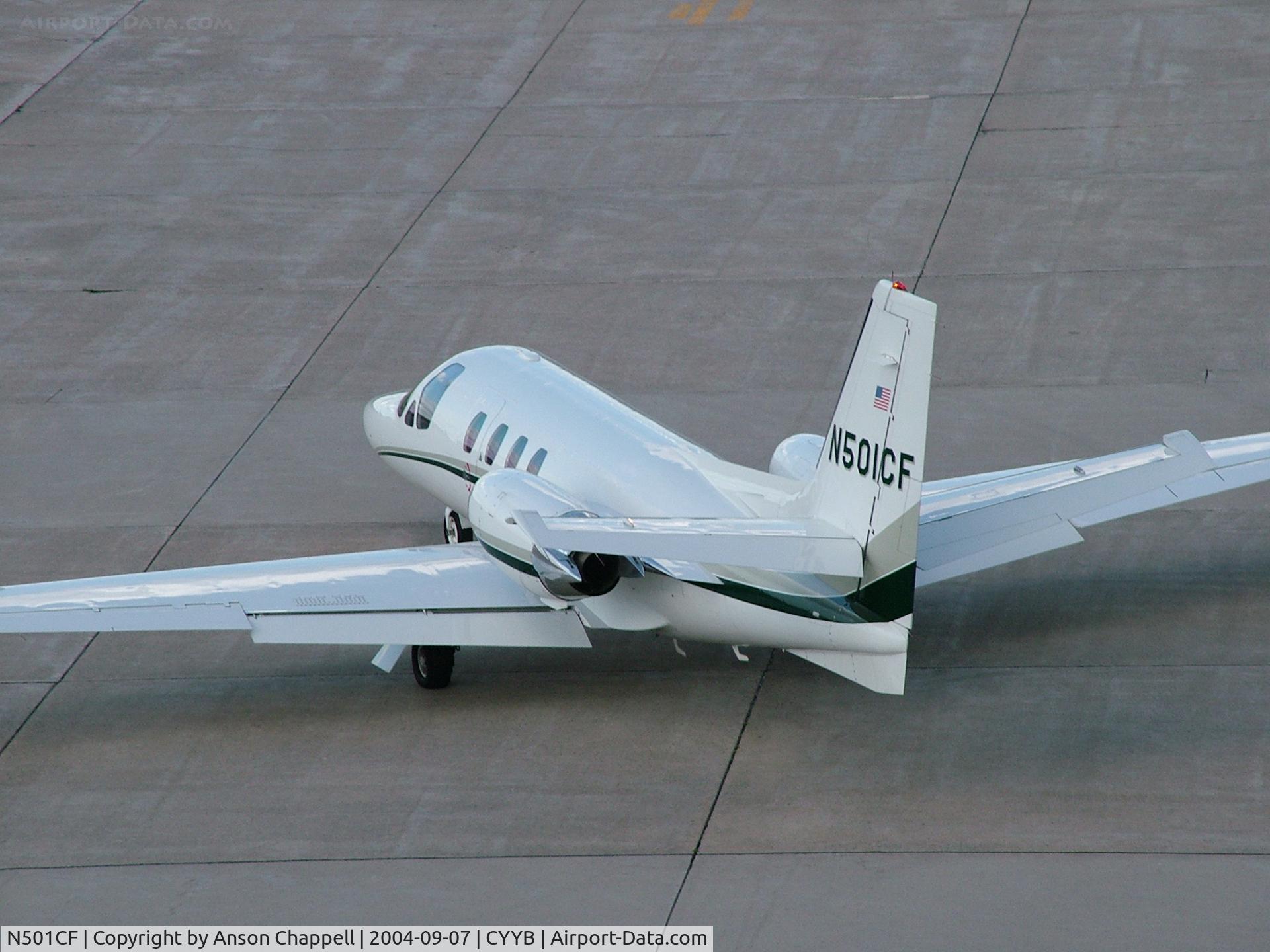N501CF, 1979 Cessna 501 C/N 501-0128, In North Bay, Ontario