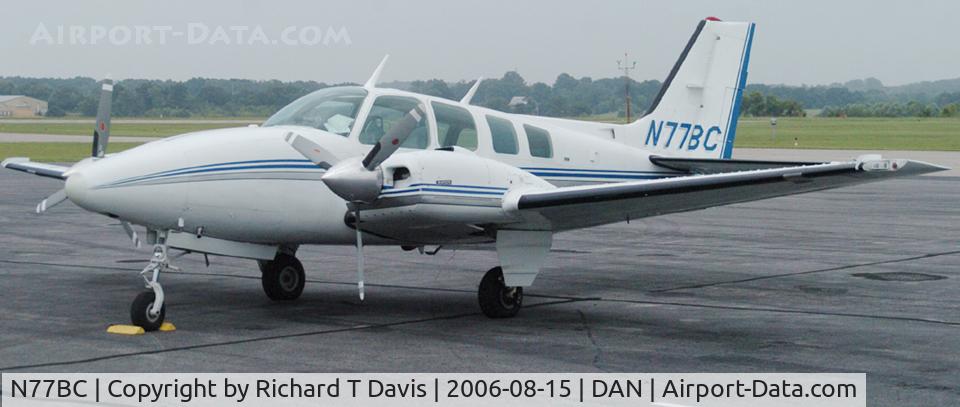 N77BC, 1975 Beech 58 Baron C/N TH-608, 1975 Beech 58 in Danville Va.