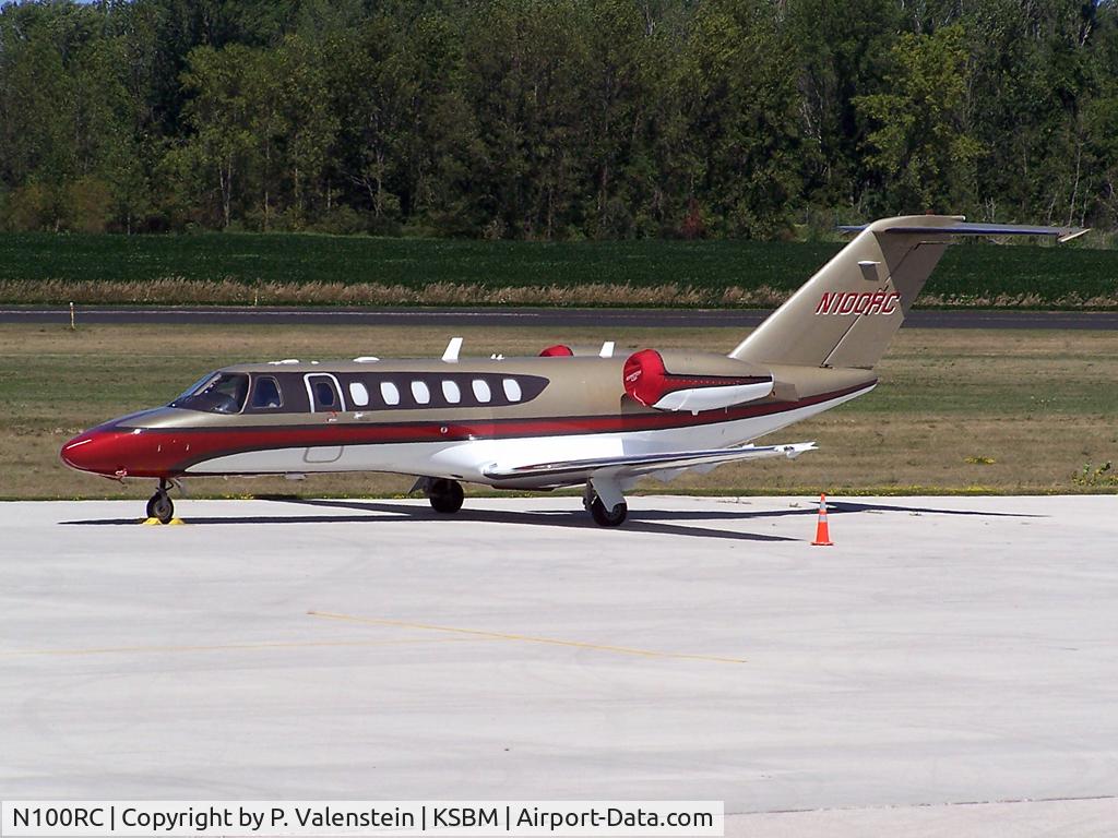 N100RC, 2005 Cessna 525B CitationJet CJ3 C/N 525B-0038, First time I've seen anything like this plane, and I was confused.  The paint really throws off what type it is