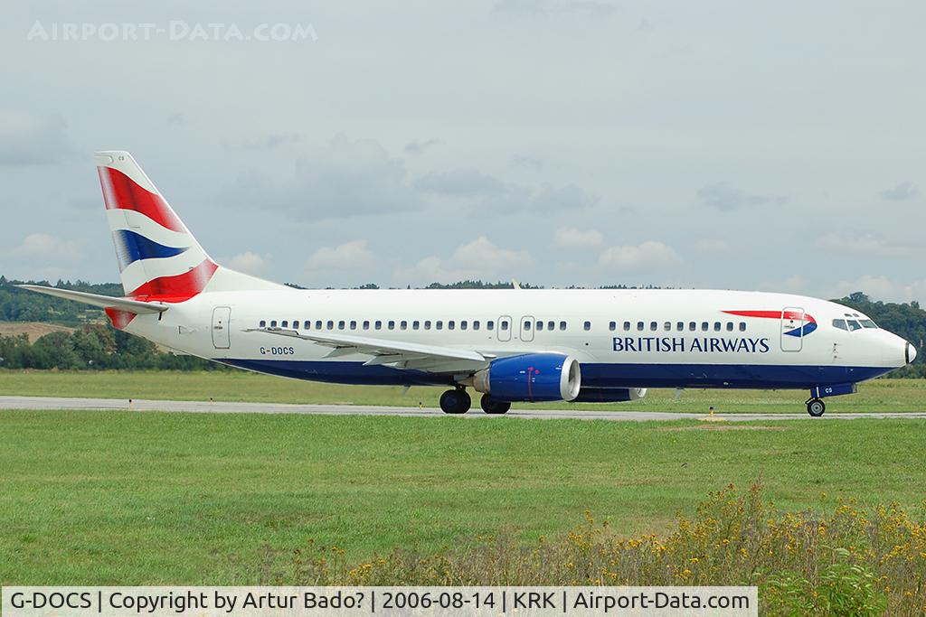 G-DOCS, 1992 Boeing 737-436 C/N 25852, British Airways