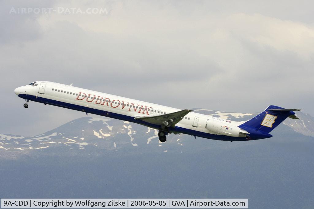 9A-CDD, 1982 McDonnell Douglas MD-82 (DC-9-82) C/N 49113, visitor