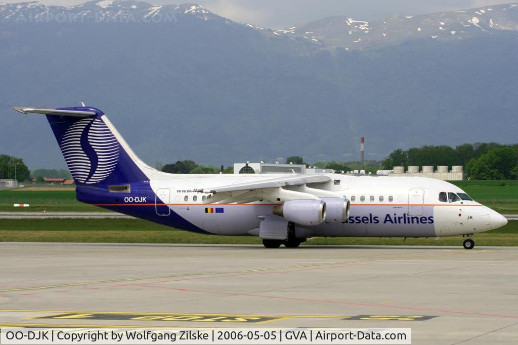 OO-DJK, 1995 British Aerospace Avro 146-RJ85 C/N E.2271, visitor