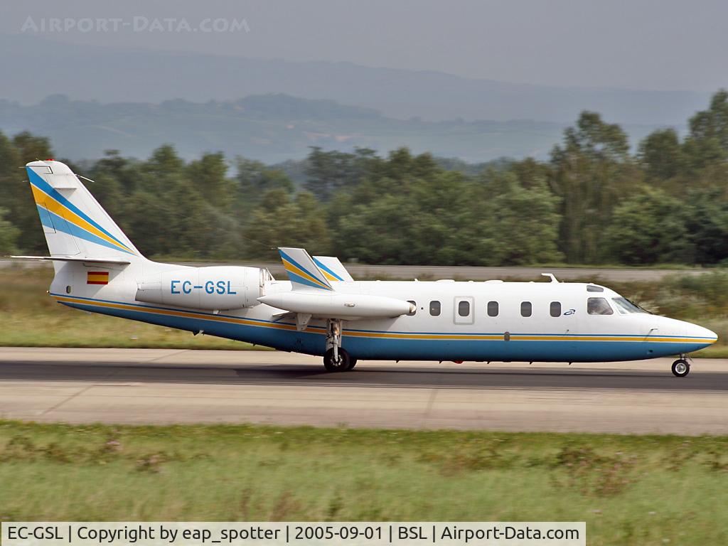 EC-GSL, 1981 Israel Aircraft Industries IAI-1124A Westwind II C/N 353, Departing to Spain runway 16
